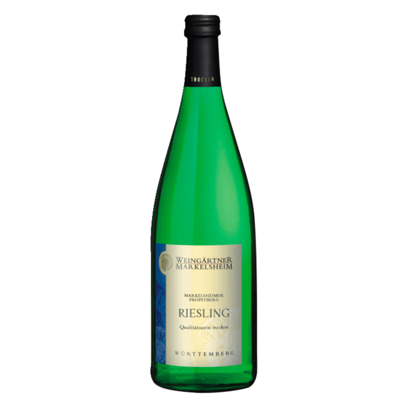 Weingärtner Markelsheim Weißwein Riesling QbA trocken 1l